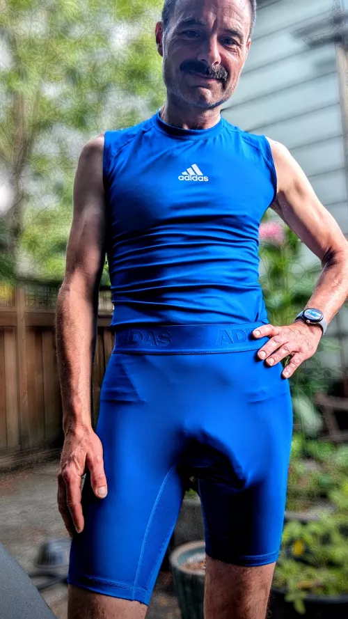 Morning run got dad's blood pumping and pretty sweaty by OtterboxPDX