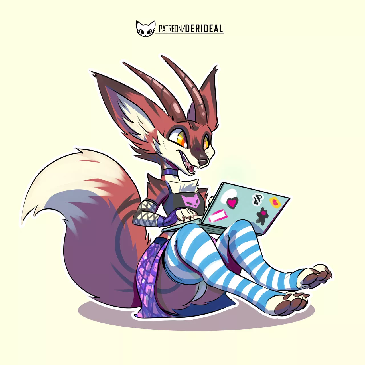 Progammer socks (art by me) posted by derideal