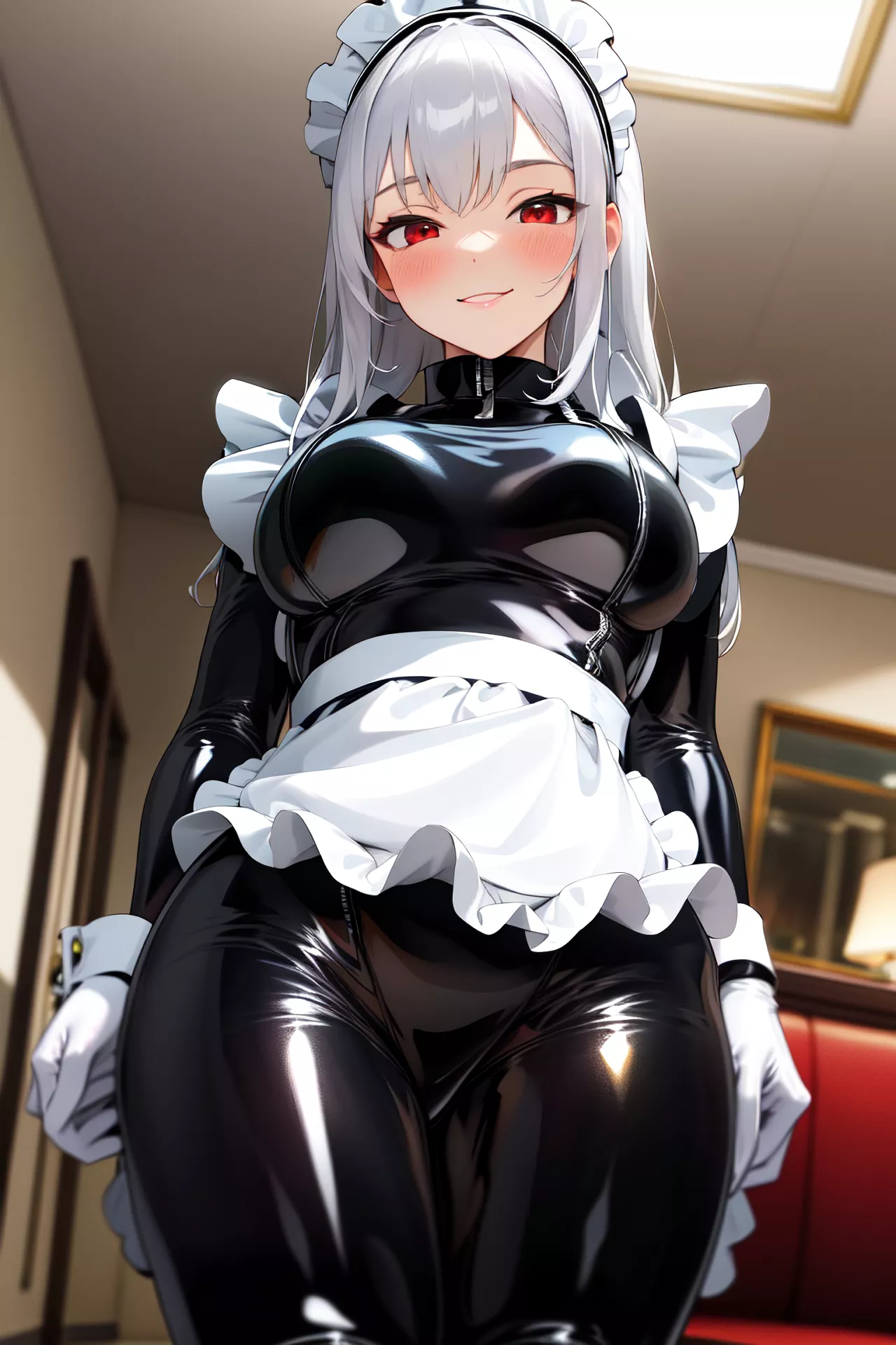 Rubber Catsuit Maid posted by CheetahSperm18
