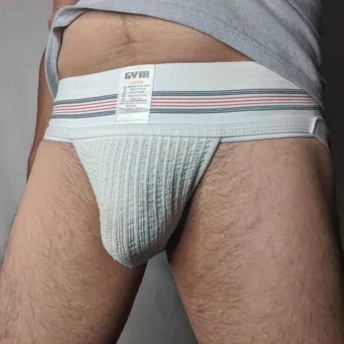 [Selling][USA - California][$50USD] Wearing this for a few days in the California heat. Lots of sweat, dribble, and precum. any customs welcome. message me. by bachelorbriefs