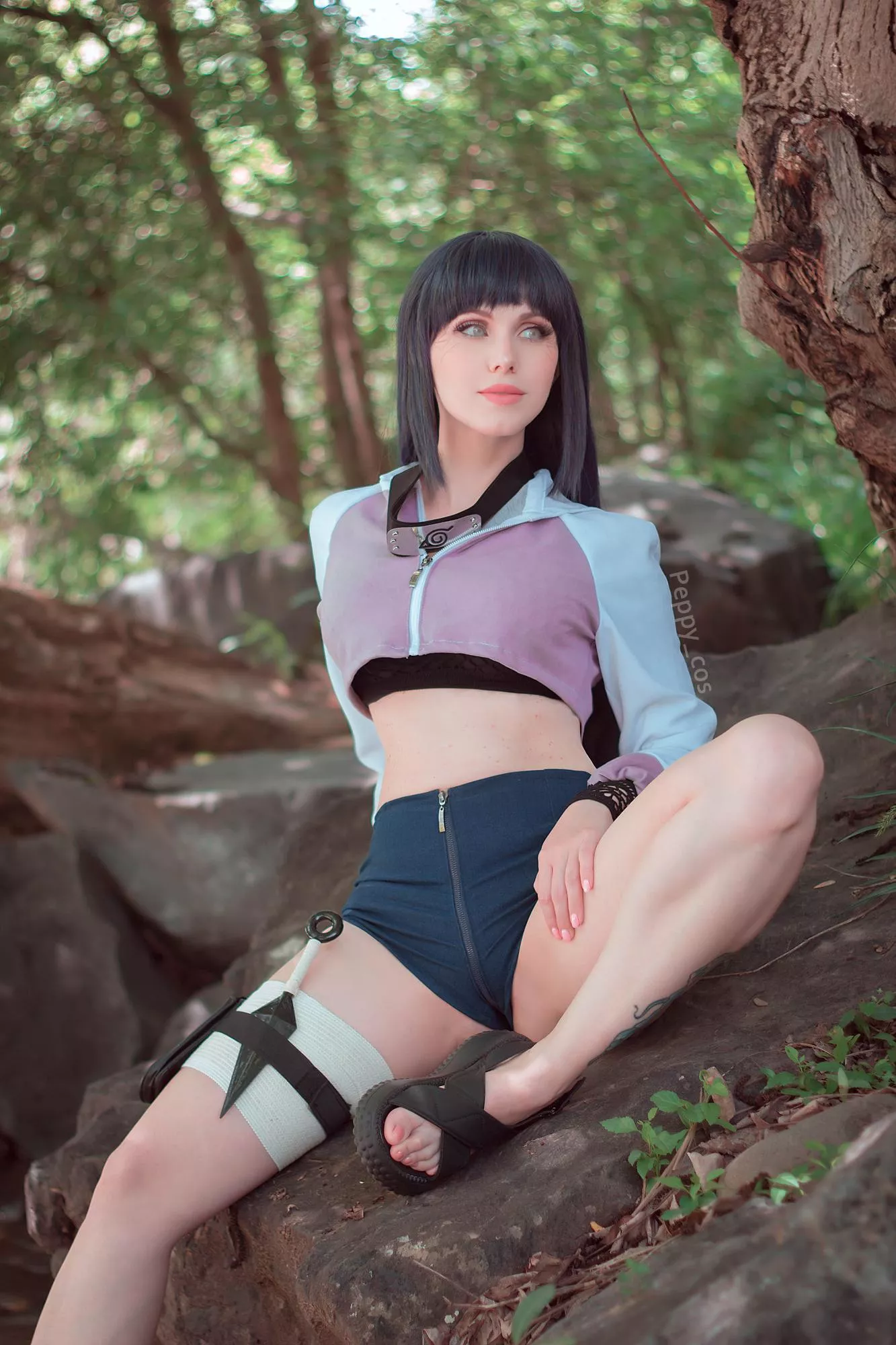 Sexy version of outfit Hinata Hyuga (by Peppy_cos) posted by peppy_cos