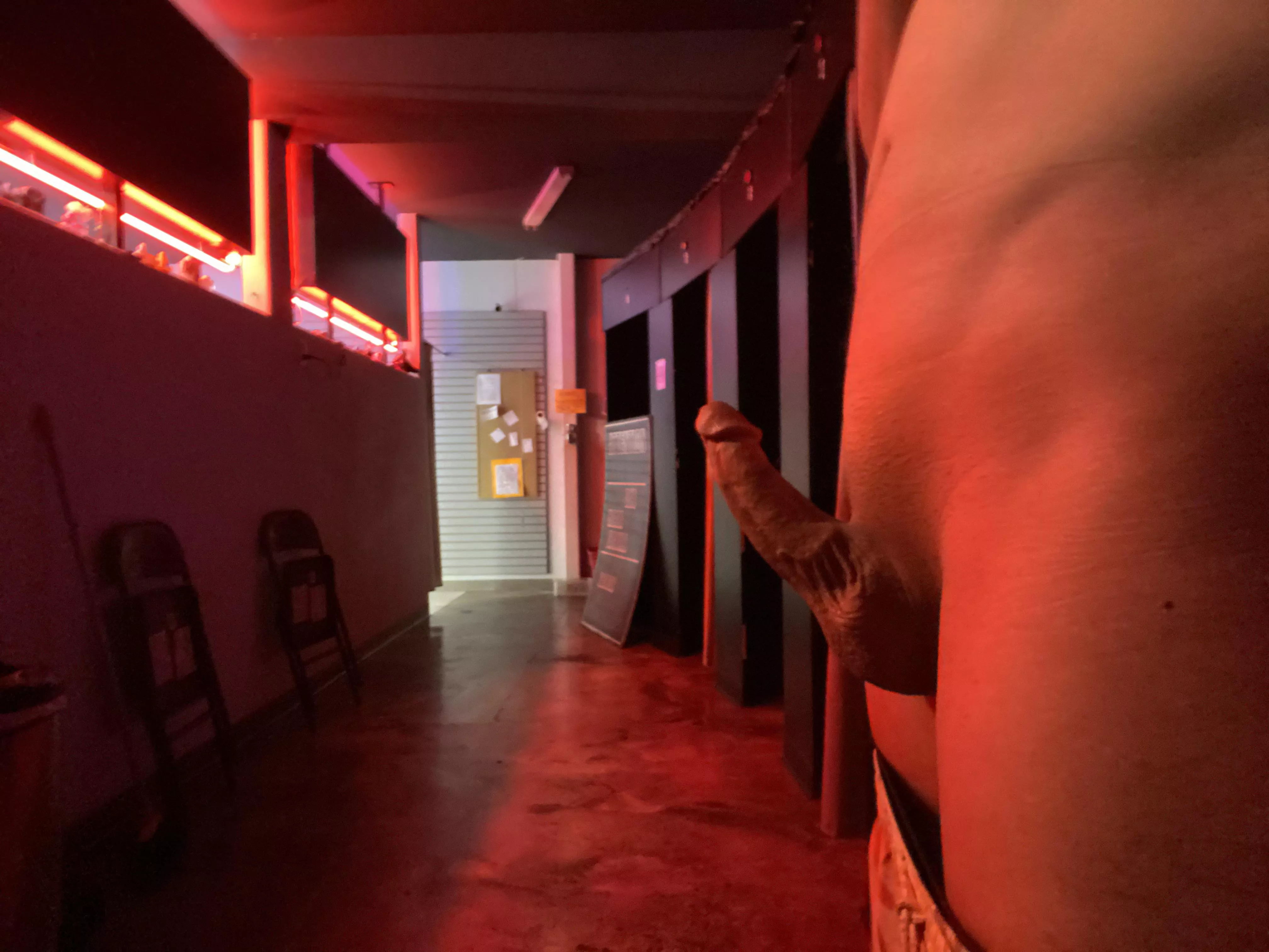 Sometimes I like to jerk off at my local sex store 🤷‍♂️ would you join me? posted by lickmydiscostick69
