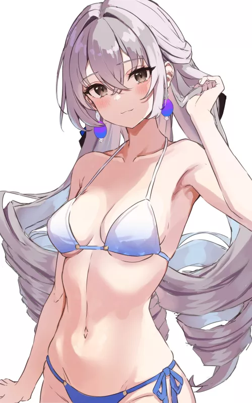 Swimsuit Bronya (Honkai Star Rail) by Lewdeology
