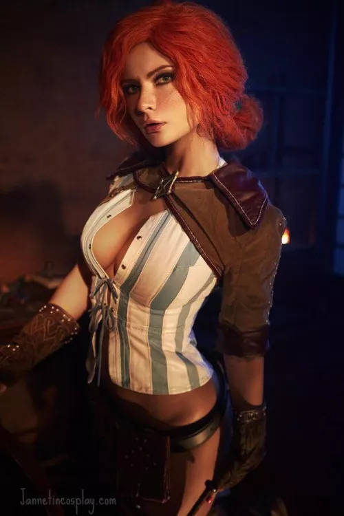 Triss Merigold (The Witcher), cosplay by JannetIncosplay.~ by JannetIncosplay