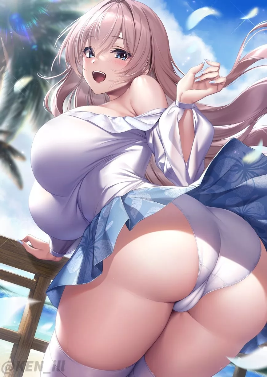 Upskirt White Pantsu posted by CheetahSperm18