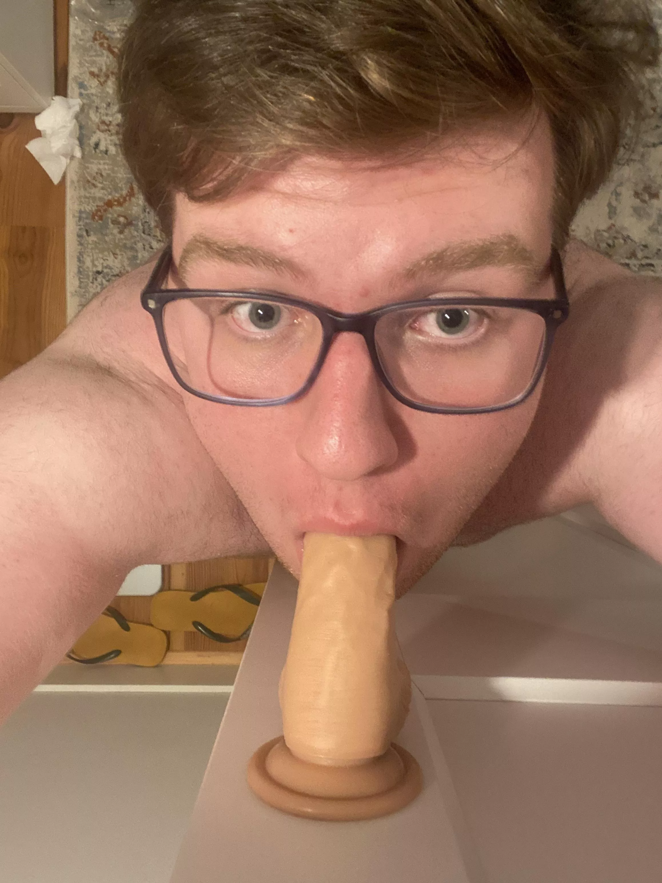 [18] Any hung alpha wanna cam and jerk off while i suck and deepthroat my dildo? posted by sp4c3dr4g0n