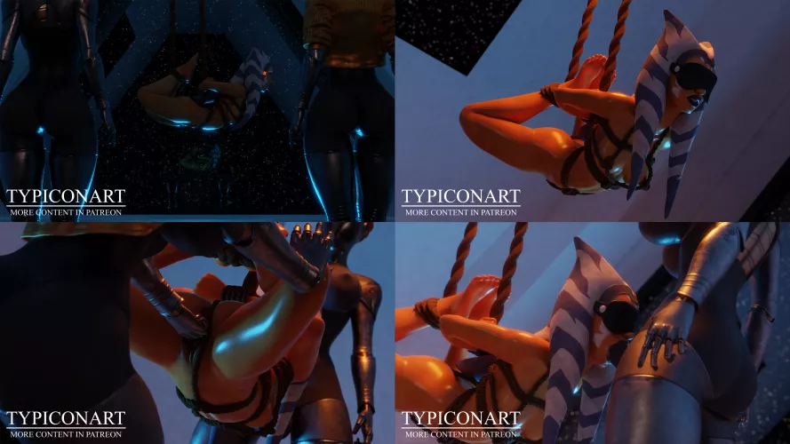 Ahsoka and Robot Twins (Typiconart) by Typiconart