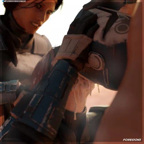 Bo-Katan drinks out of her helmet [PoseidonX] by Wide_Tackle_4036