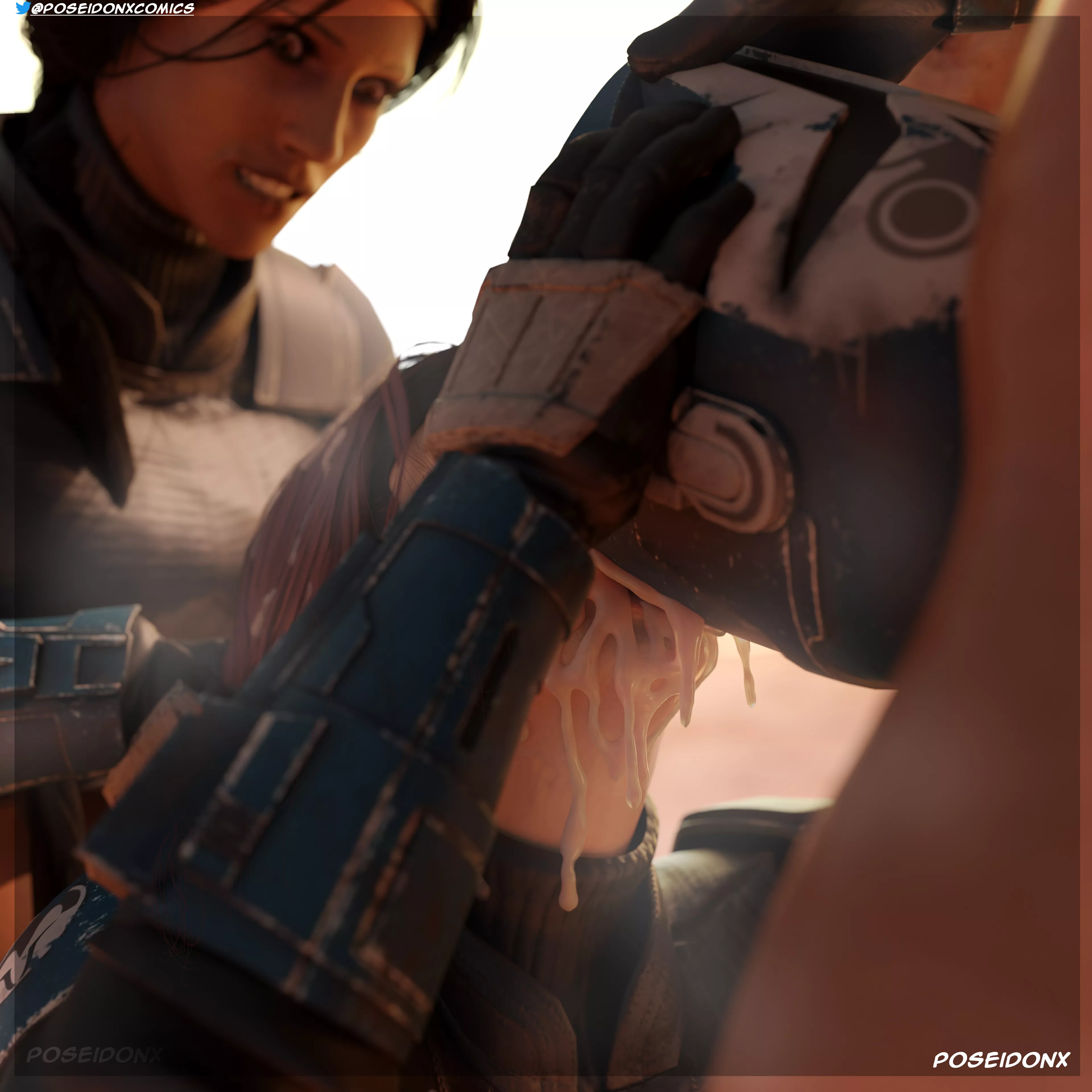 Bo-Katan drinks out of her helmet [PoseidonX] posted by Wide_Tackle_4036