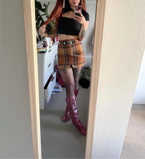 Boots match every outfit by Stickychopsticks13