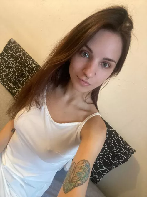 I’ll probably put a bra on before I leave the house……. Unless? 🤔 by Weird-Feedback-4504