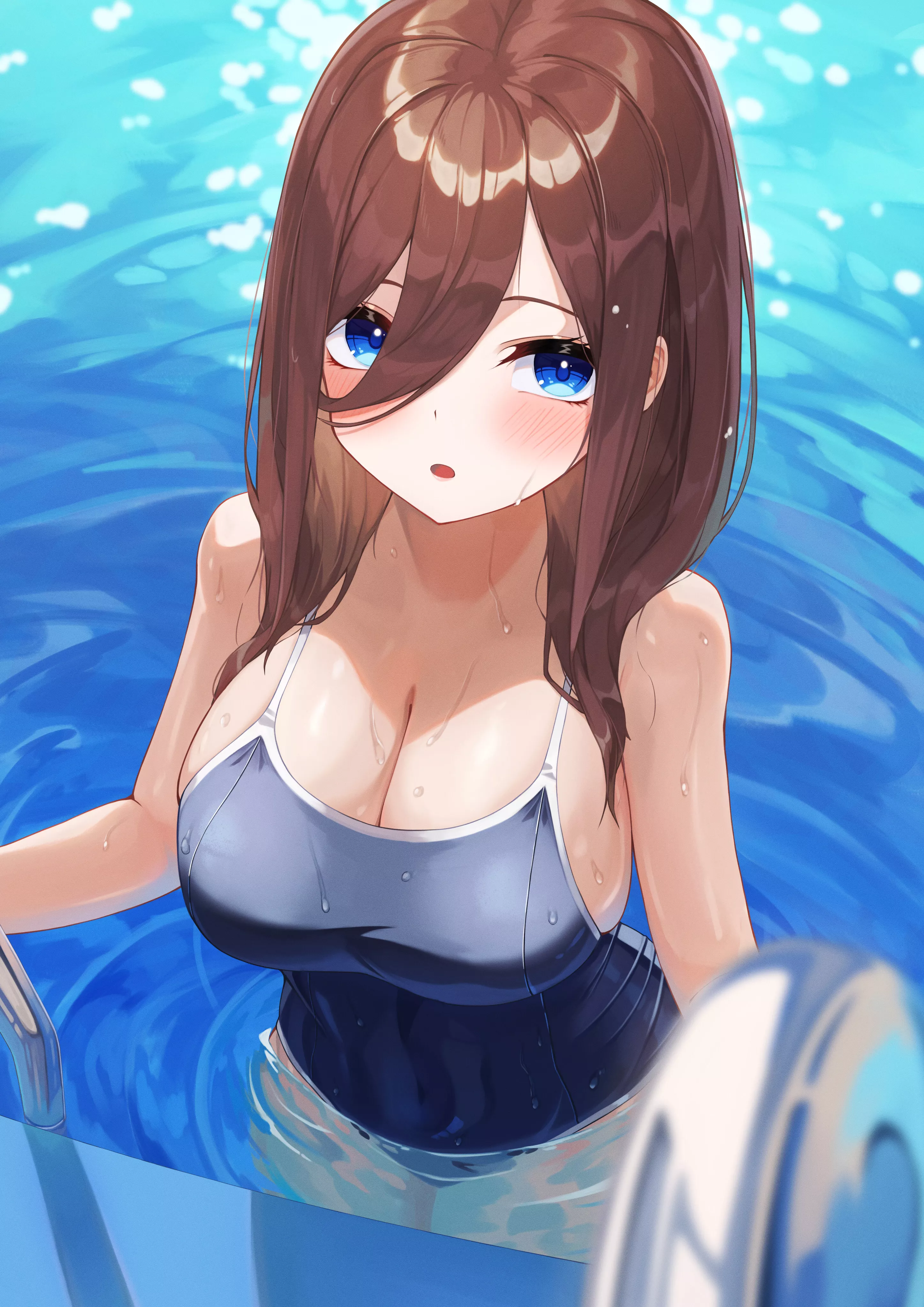 Miku In The Pool (The Quintessential Quintuplets) posted by Csxc