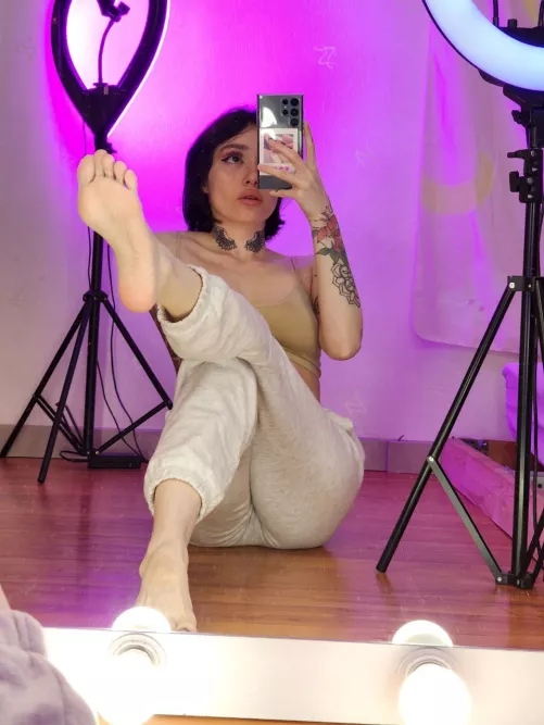 my feet will cover your whole face by NoOrganization6269