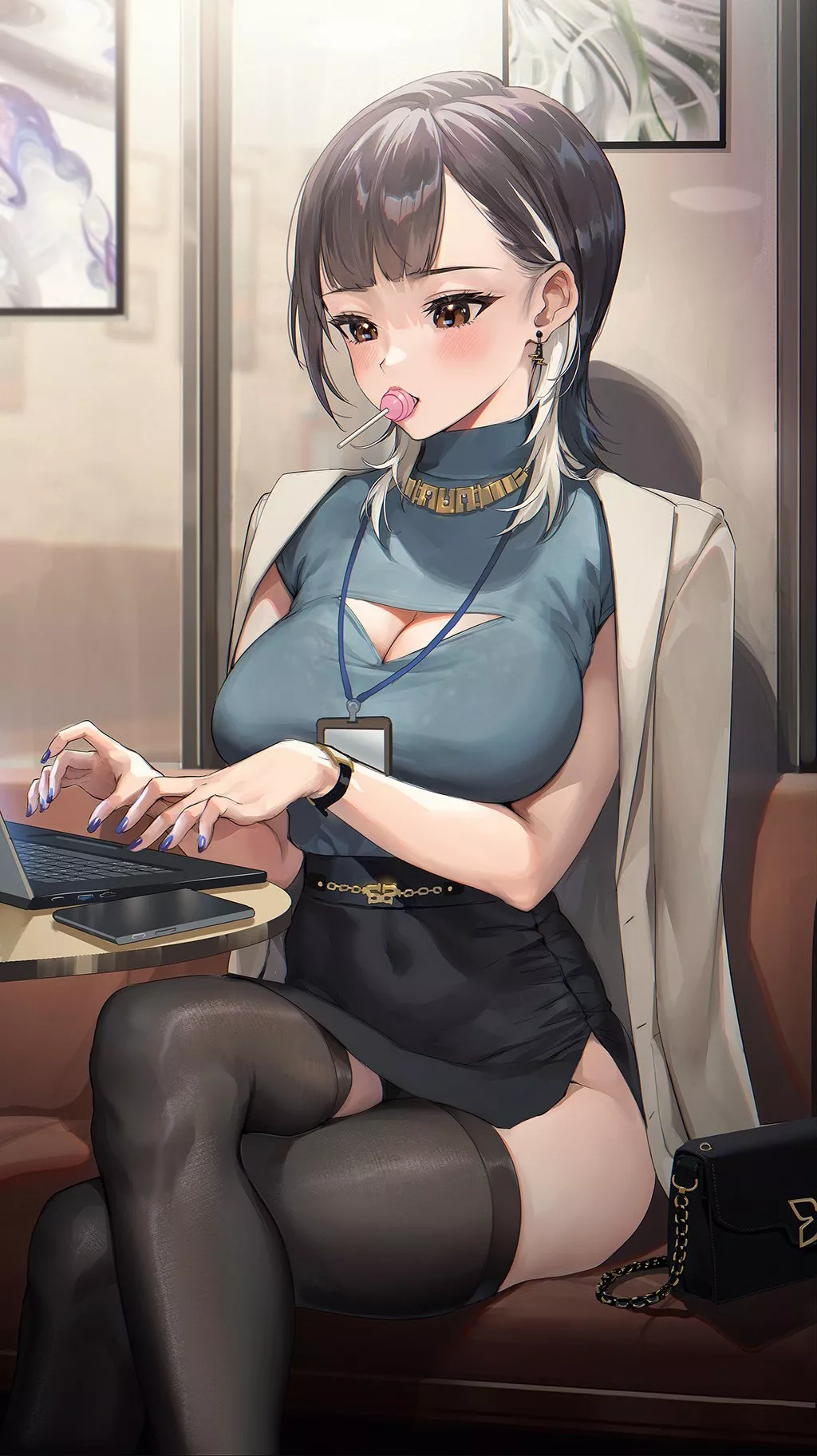 Office Lady Thighs posted by CheetahSperm18