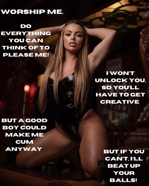 Better worship her! by Substantial-Goat-660