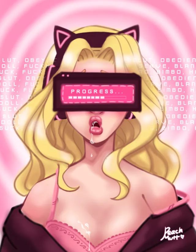 Bimbo Programming In Progress. Who would wanna join her? [PeachMutt] posted by PrimeRex70