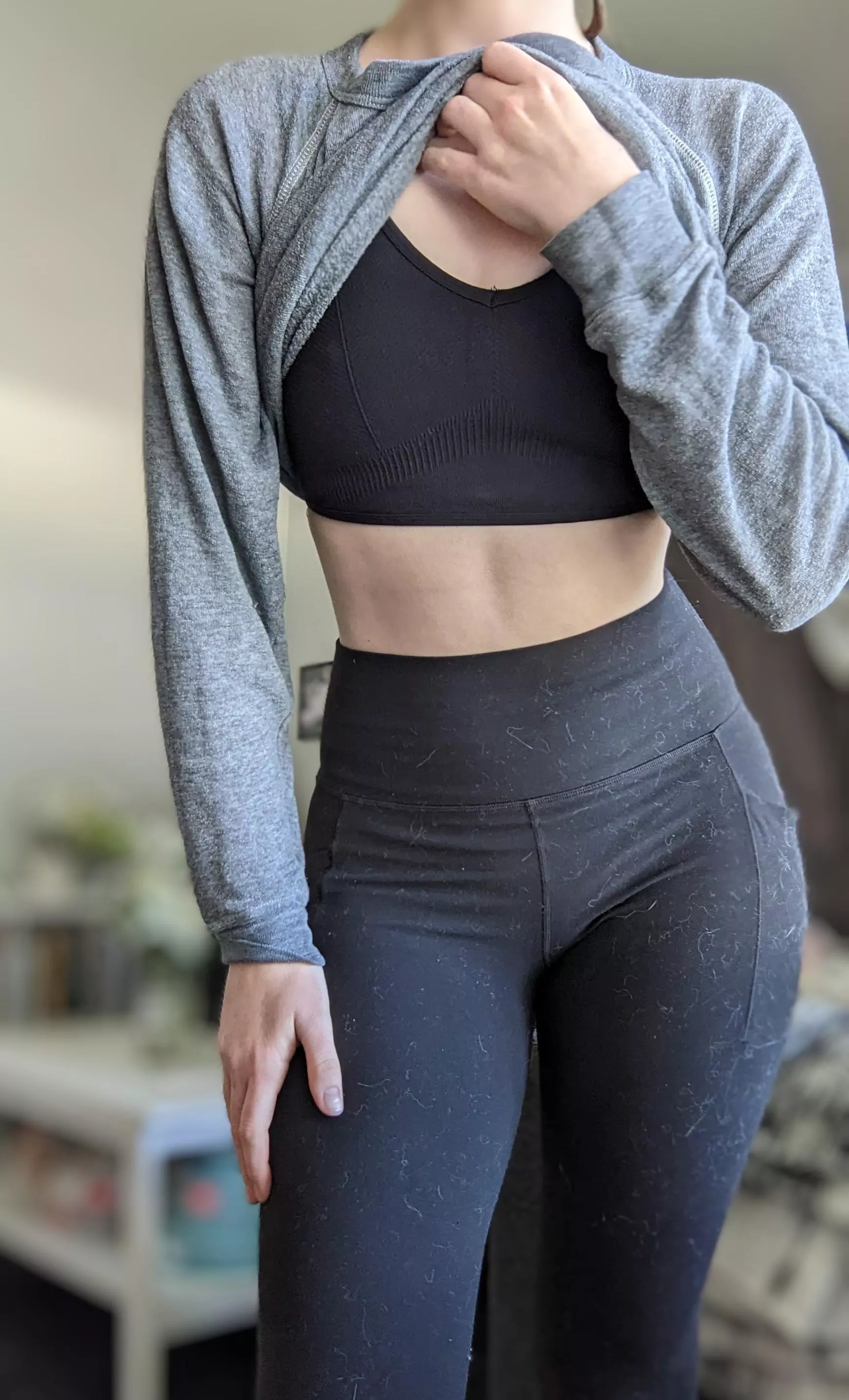 Black leggings and black sports bra is my gym uniform [F] posted by Girl_In_Dungarees