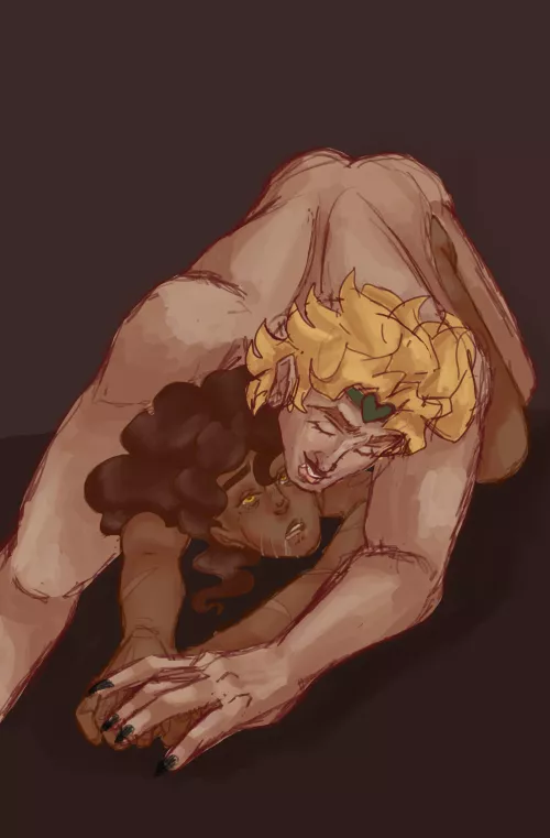DIO x OC [original content] (JJBA) by transbearsamuel