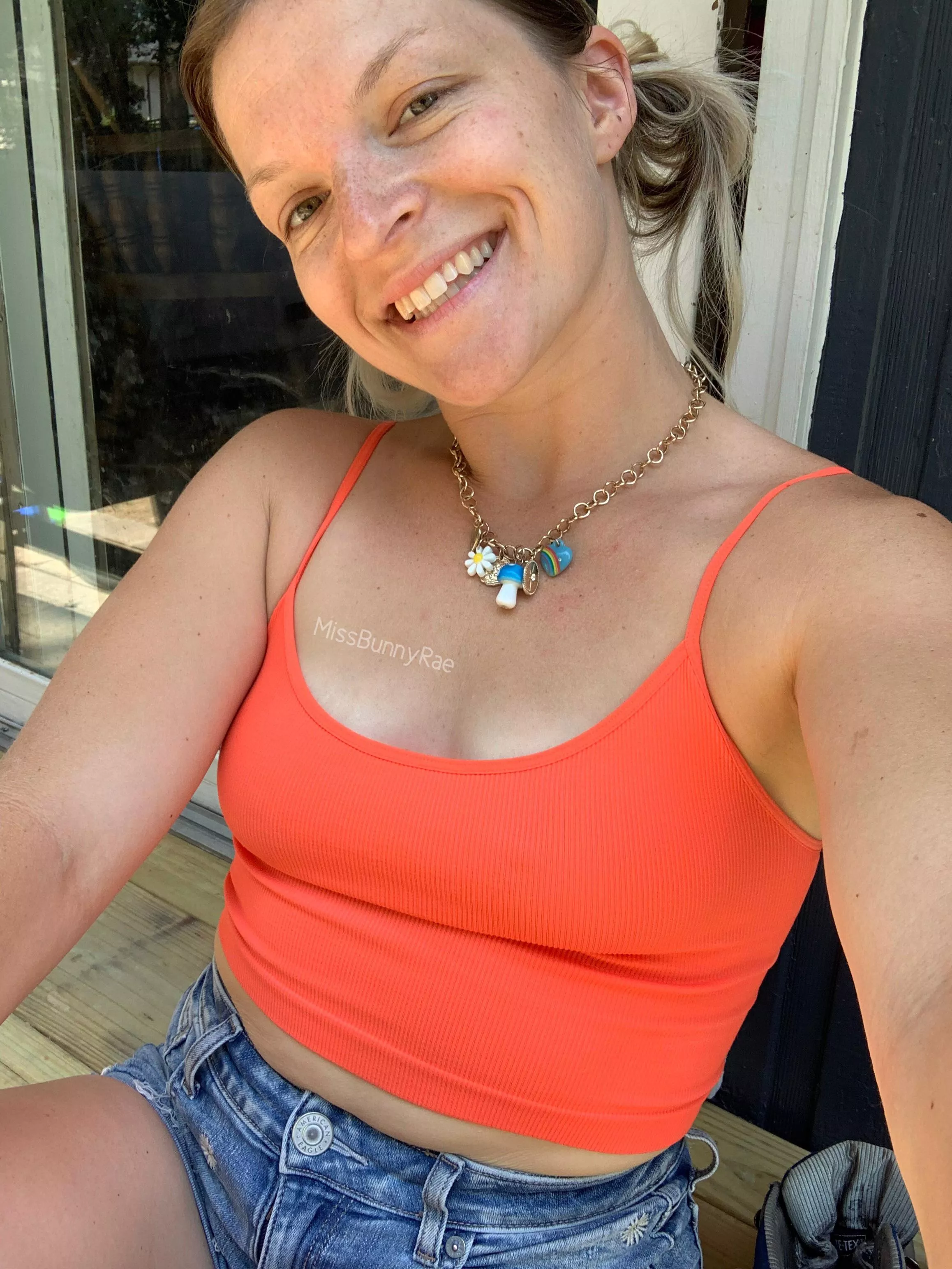 Does this neon orange look good on me posted by MissBunnyRae