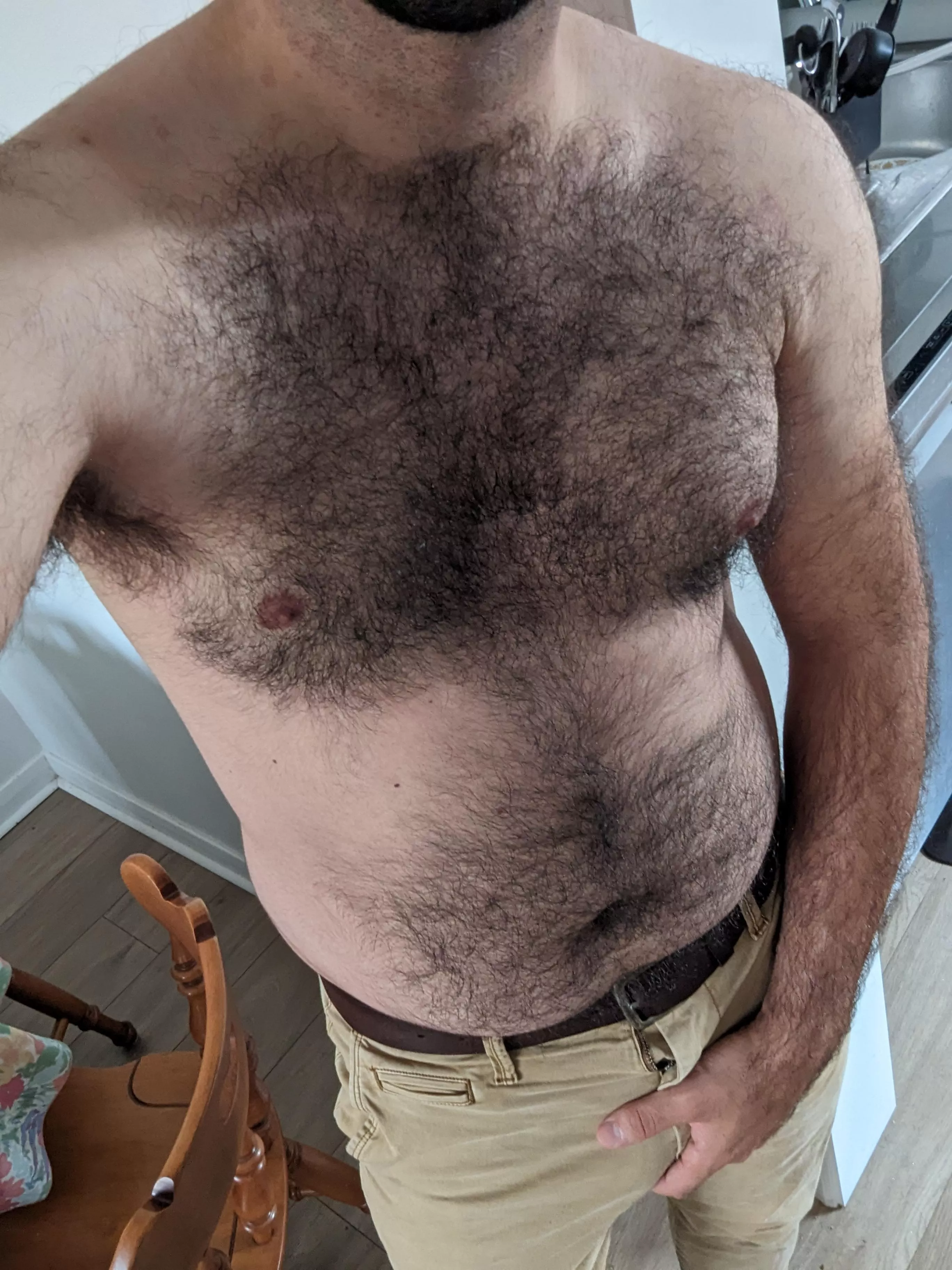 Getting dressed for work and welcoming distractions in the DMs all day to help me get through the shift posted by aguy_3