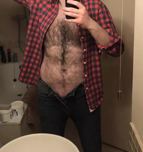 I have a rule about not wearing plaid or check in summer. But it’s a wet and windy day where I am, so it might as well be November, which is when I tend to rock the lumberjack look. by Richardse110