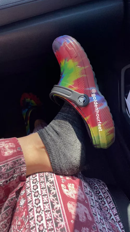 Imagine how strong these socks smell😈 [selling] by goldenhourfeet