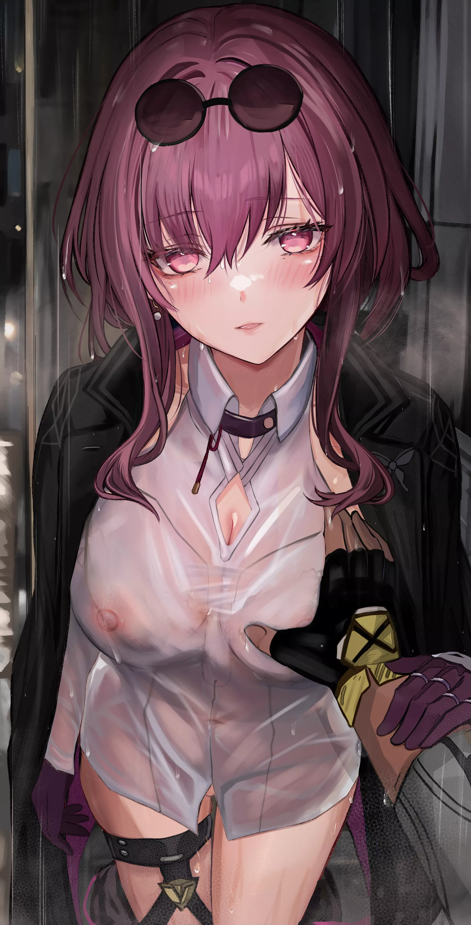 Kafka see-through wet clothes (b55erz0f) [Honkai: Star Rail] posted by LexorLights