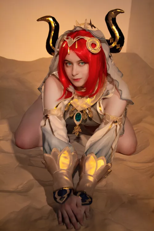 New photo of Nilou! Cosplay by Dragon_wolf by Wolfskayres