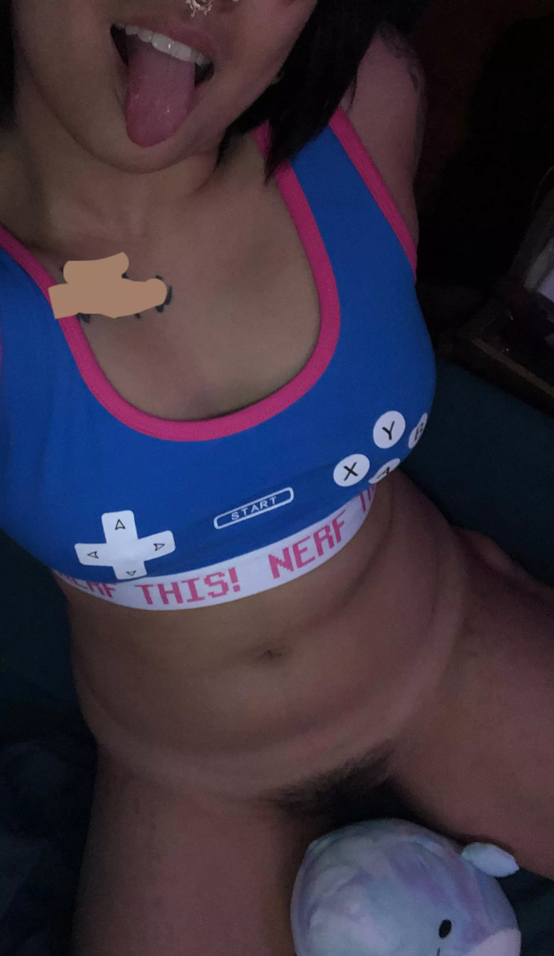 Perfect top for gaming! I’ll be pushing my controller buttons and hoping you’ll wanna push mine 🎮😈🎮 posted by knowfacehaze