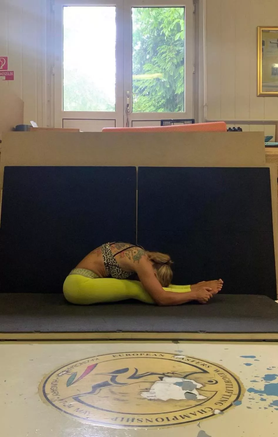 Working on pike stretch :) posted by sagittarinaofficial