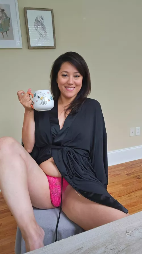 At 45y/o, I may not be young anymore and I may not have a perfect belly, but I still like myself as is 😊 by miss_violette_