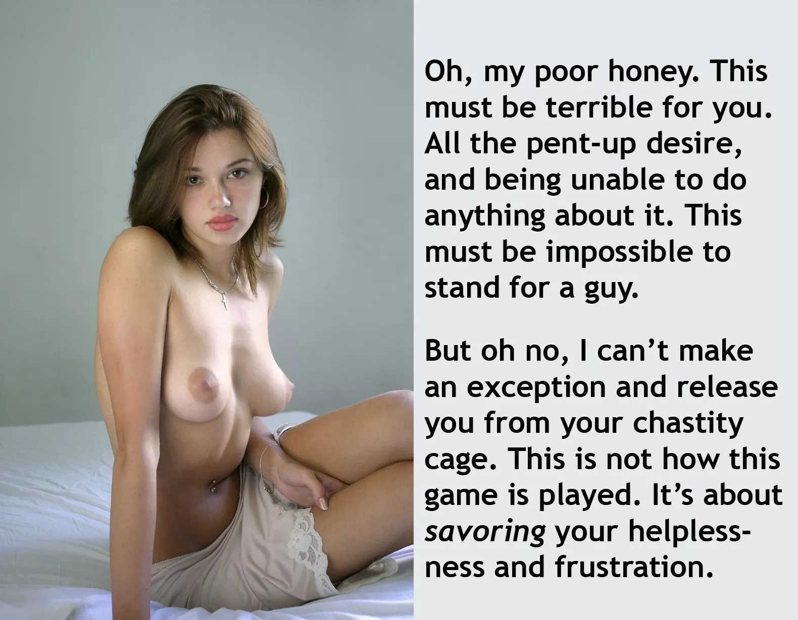 At some point you will understand - it is not about the releases. They are too rare anyway. posted by FairChastity