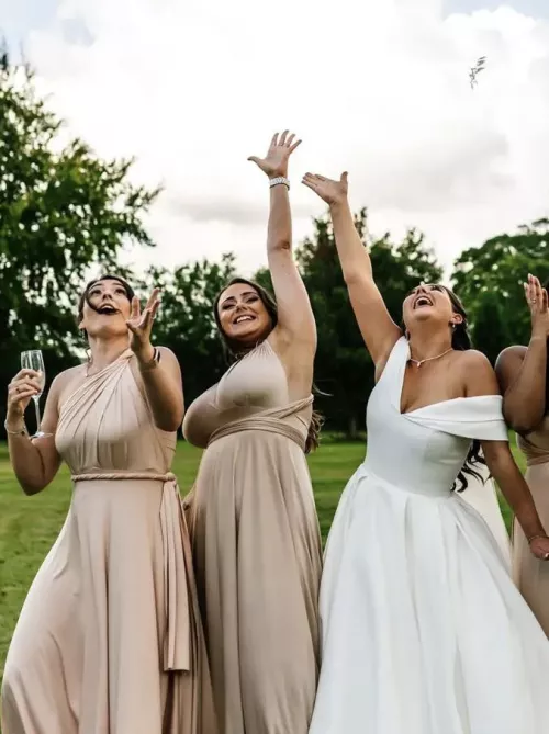 Bridesmaid hugely outsizing the bride here by mr__E67