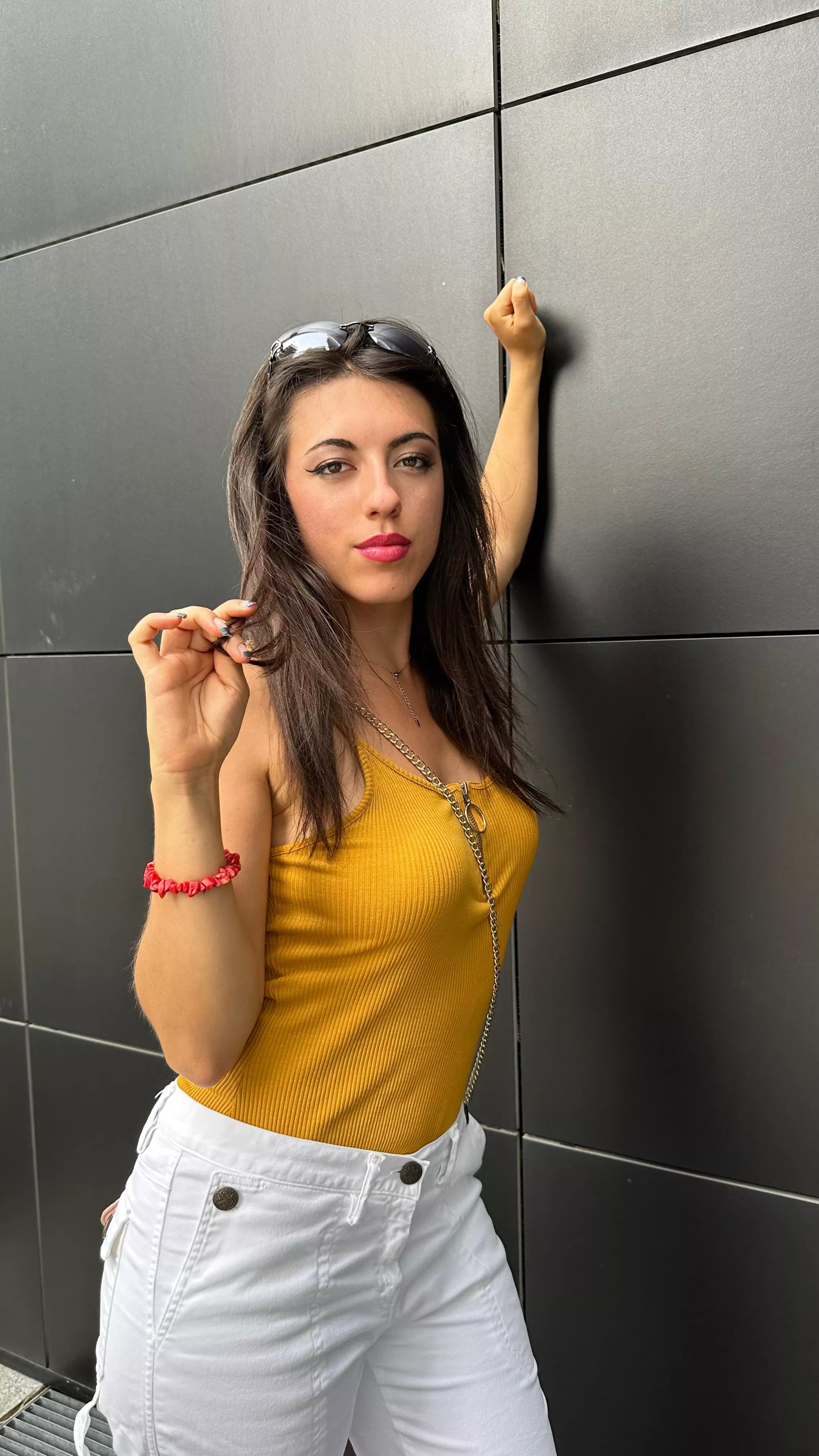 Posing in my 9th day braless, I've never felt that cute before <3 f19 posted by little__devill