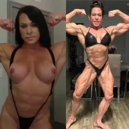 Rare young Sherri before the heavy gear and growth. She is still hot but the growth has really changed her face and head size. It’s a shame she couldn’t keep her face with her Fbb body by Perception-Heavy
