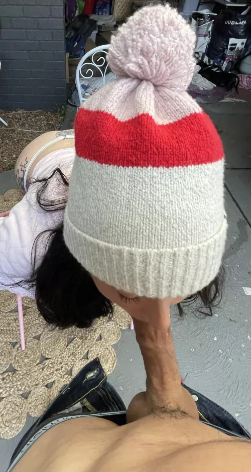 Stay warm outside guys 🥶 😈 by Mixedracemongrel