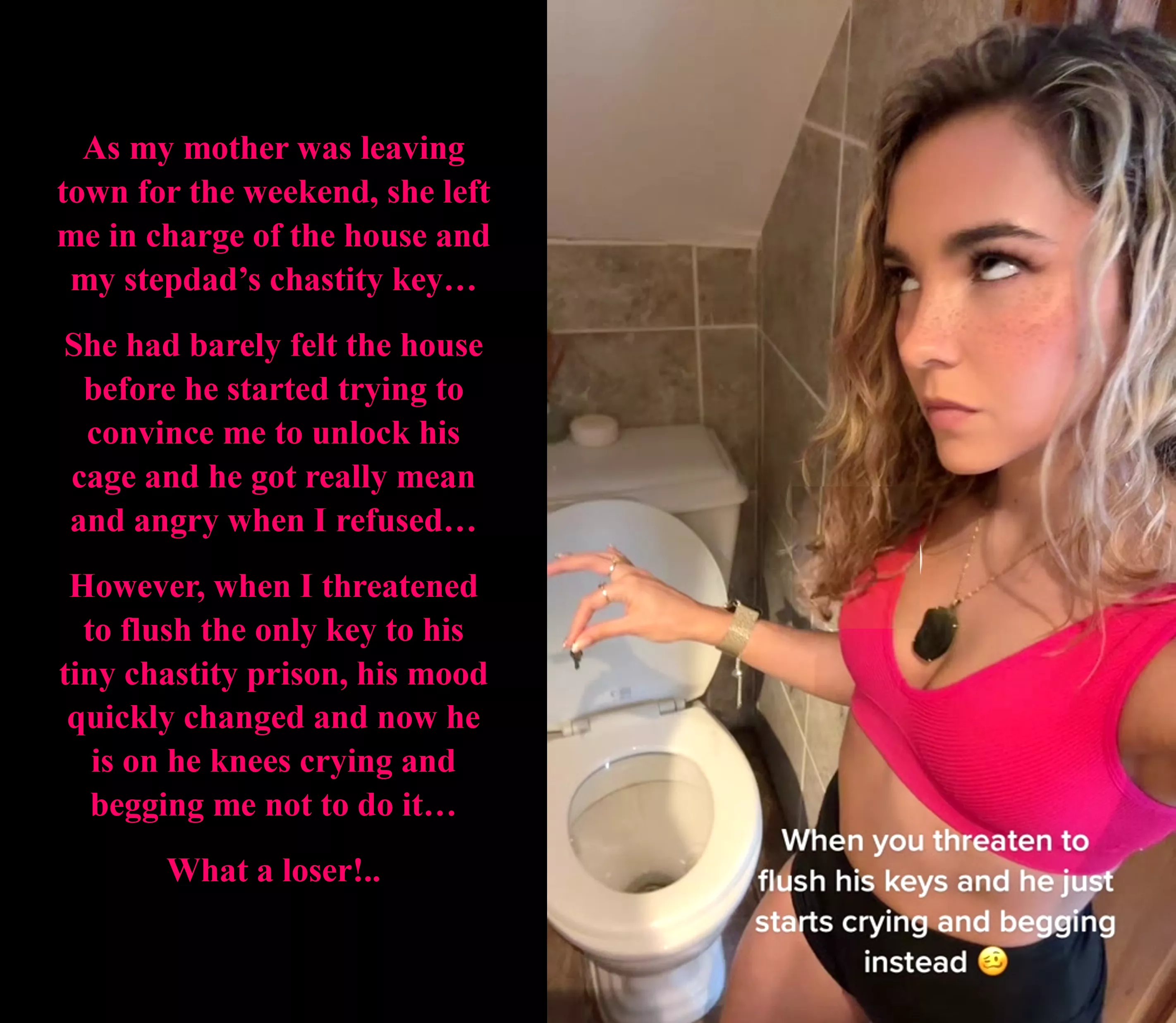 Stepdaughter in charge posted by BadBoysDontCum