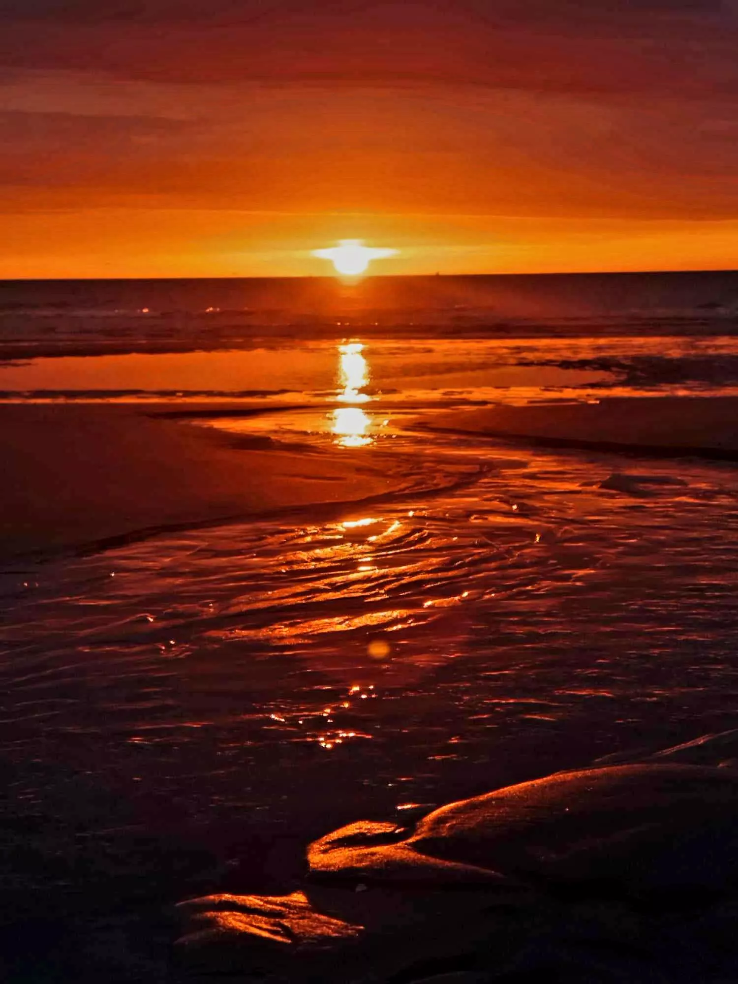 sunset at De Haan Belgium posted by fitten72