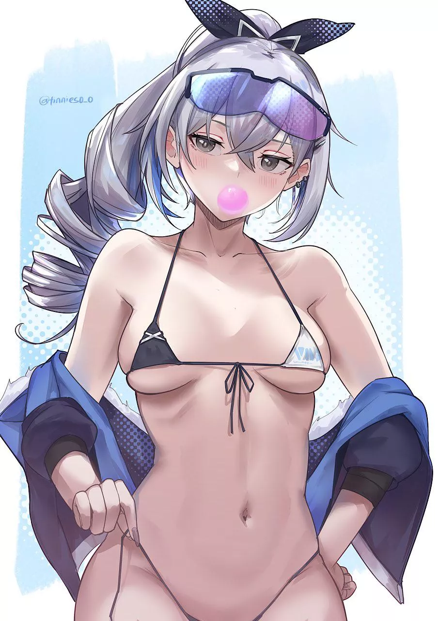 Swimsuit Silver Wolf (Honkai Star Rail) posted by Lewdeology