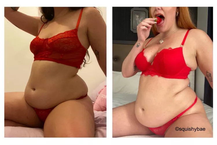 Well strawberries didn’t give me these extra pounds, that’s for sure 👀 by squishy_bae