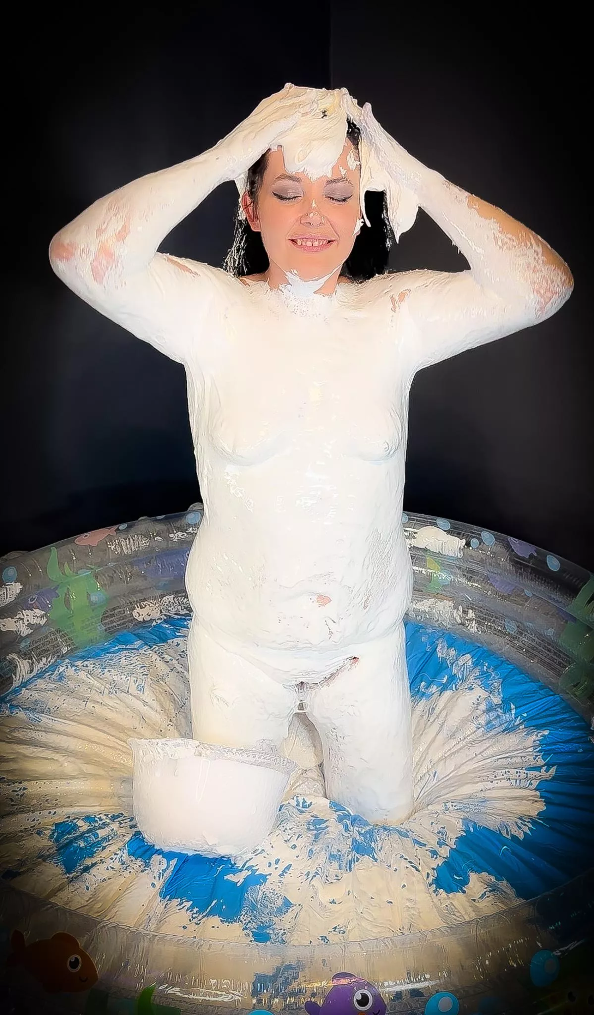 I think there might be Fluff in my muff 😈🤍 posted by MissNoireNFToy