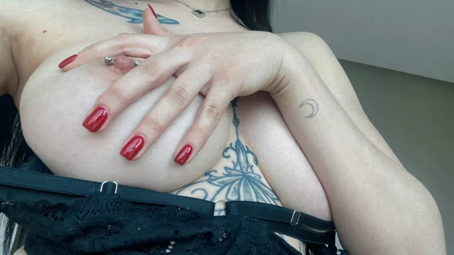 My red manicure looks amazing by securelycheck654