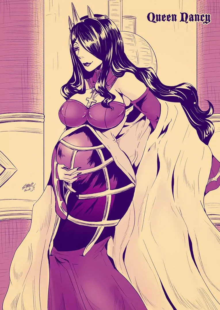 Pregnant Queen Nancy(nouskjp My Works) [Skullgirls] posted by nouskjp
