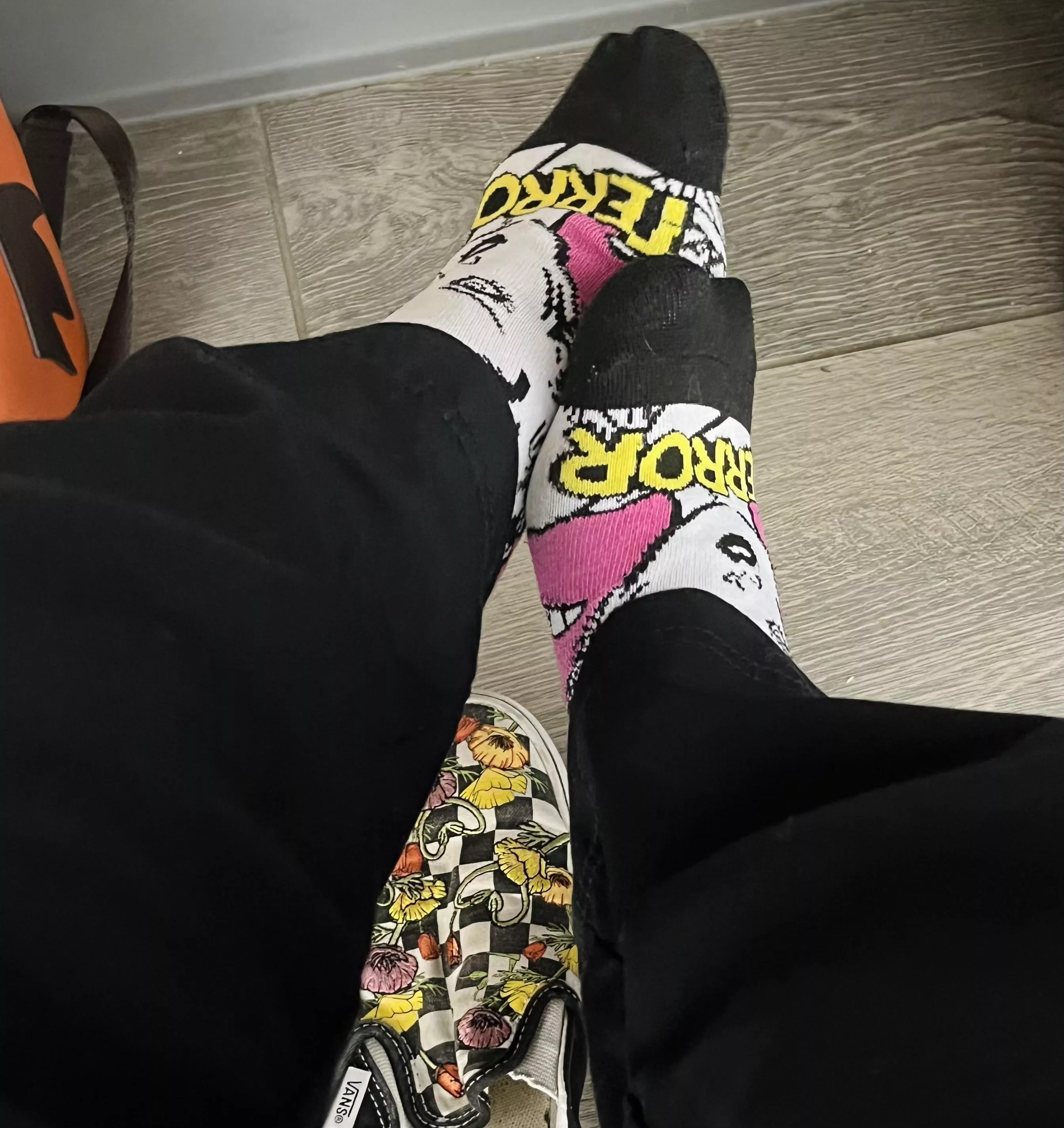 Shoes off at work posted by Lollipoptoes22