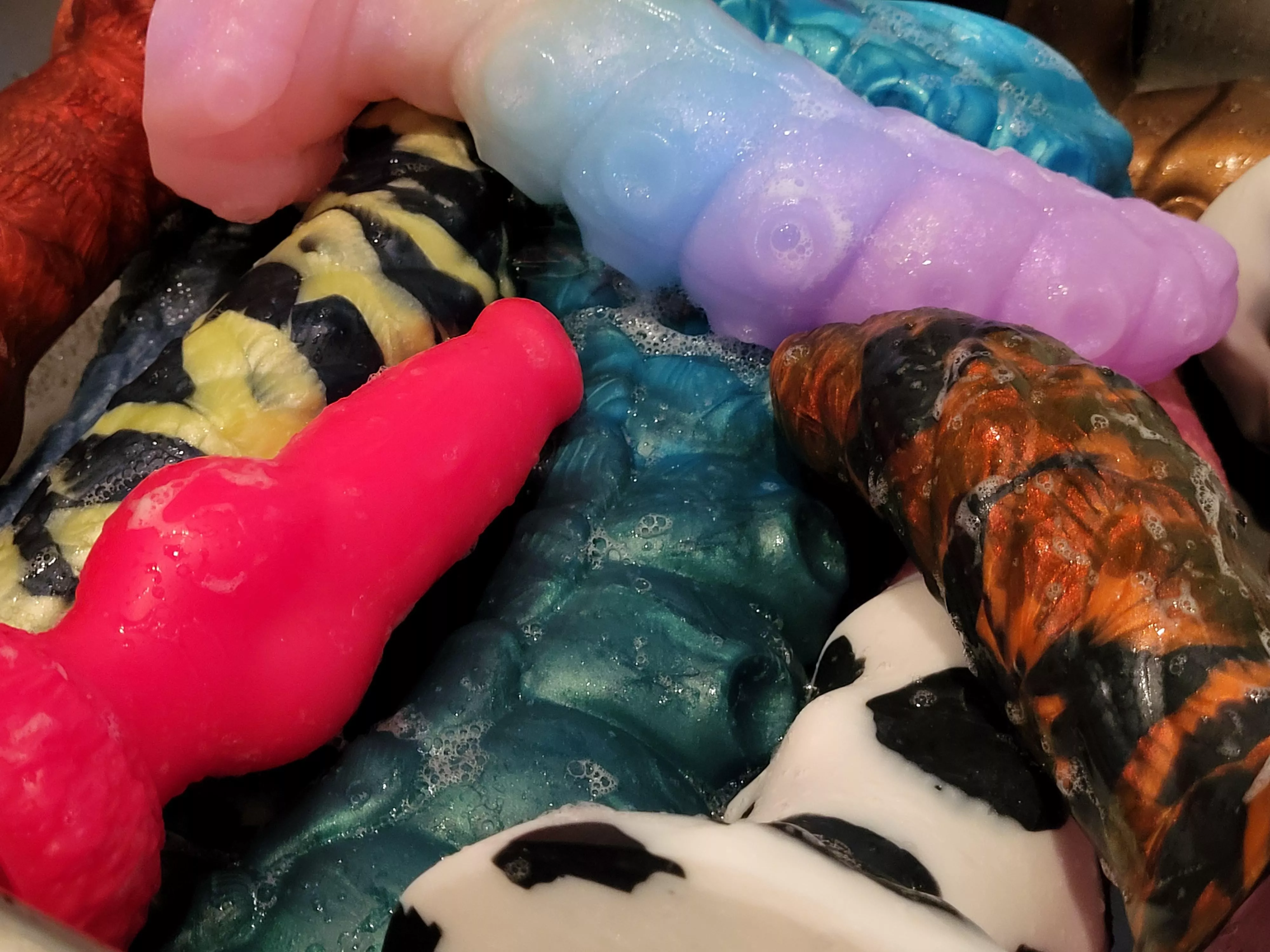 Squeeky clean monsters! posted by wanderingbardtoys