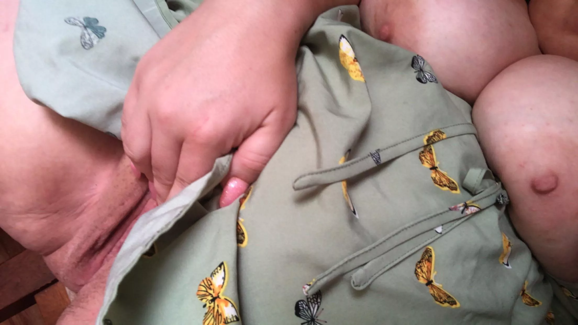 Sundresses with nothing underneath 💖 posted by Voodoolz_21