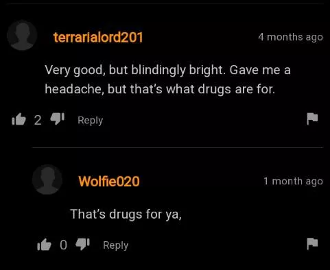 That's what drugs are for posted by dropbear_republic