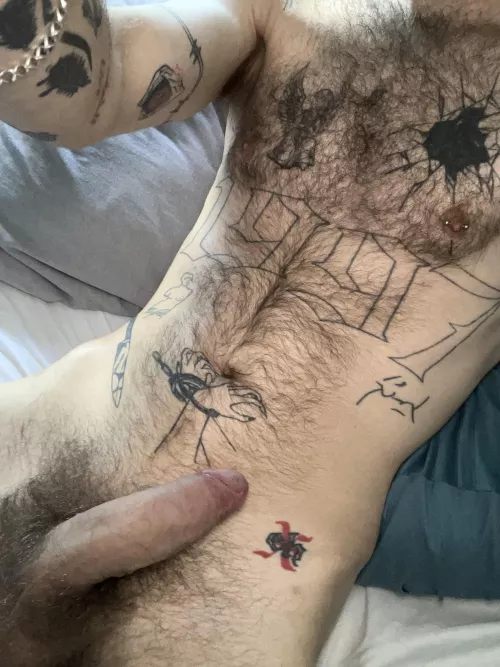 Would you blow your load on my body? 💦 by Inkedkidx