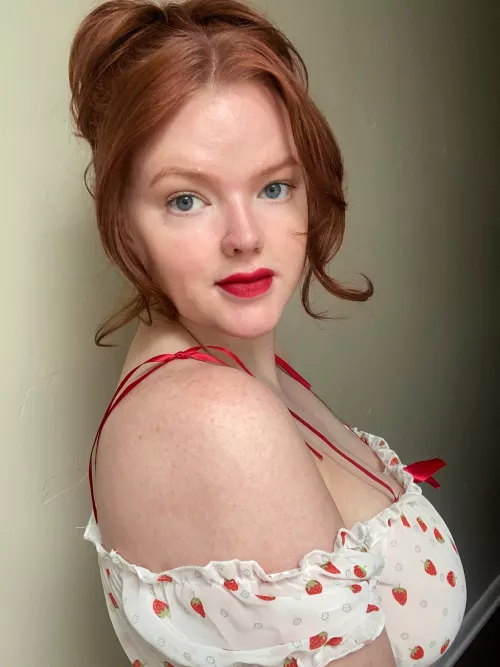 Freckles and strawberries 🍓 by adleesweet