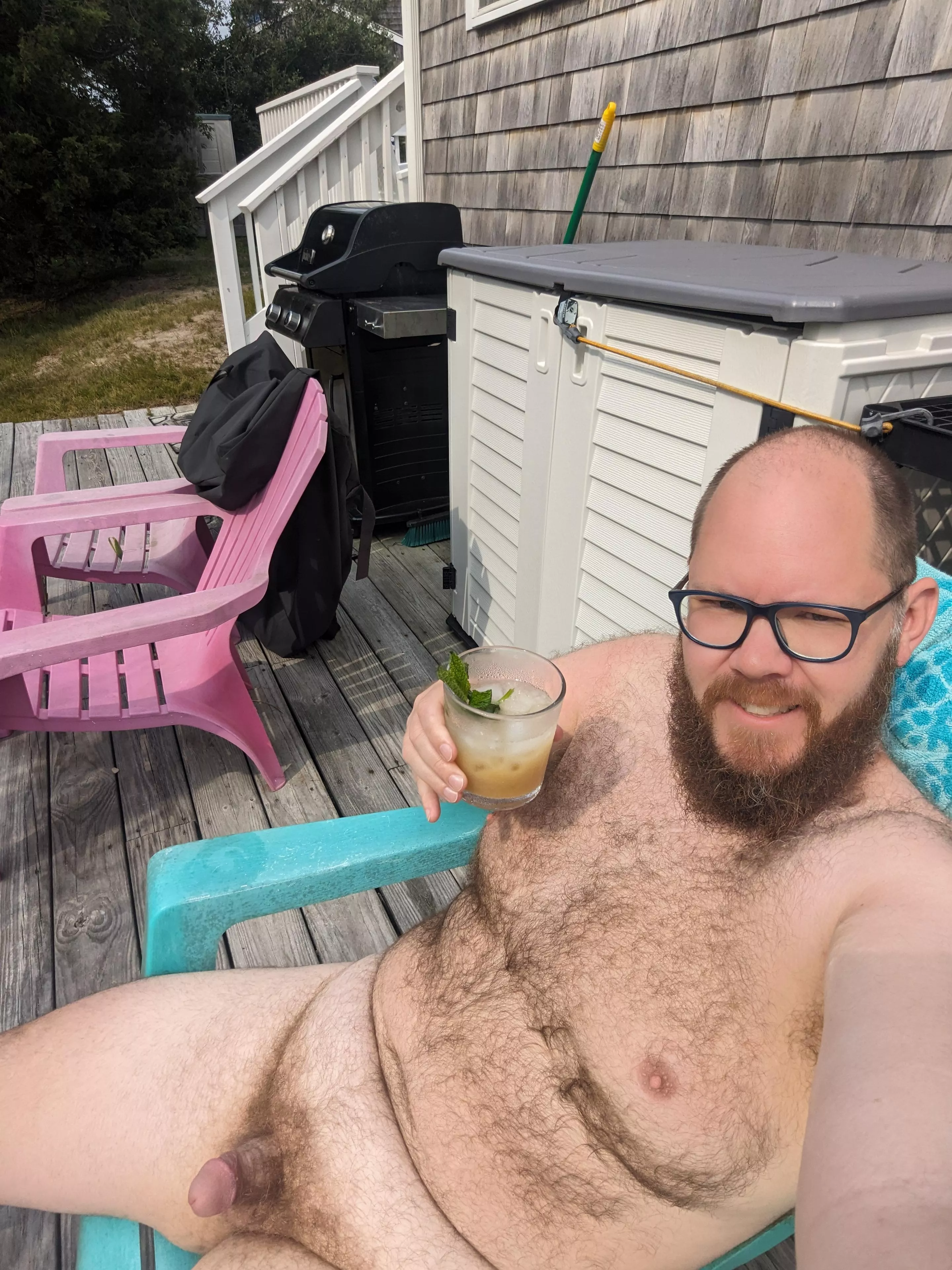 Relaxing with a Mai Tai on vacation posted by CharminglyDepraved